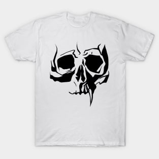 Vampire Skull. with. one fang. T-Shirt